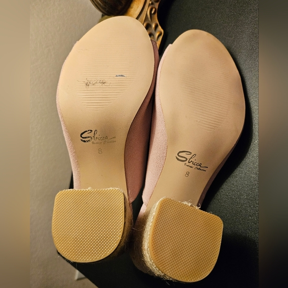 Sbicca Women's Helena Blush PINK Heeled Sandal SZ 8 - Picture 3 of 4